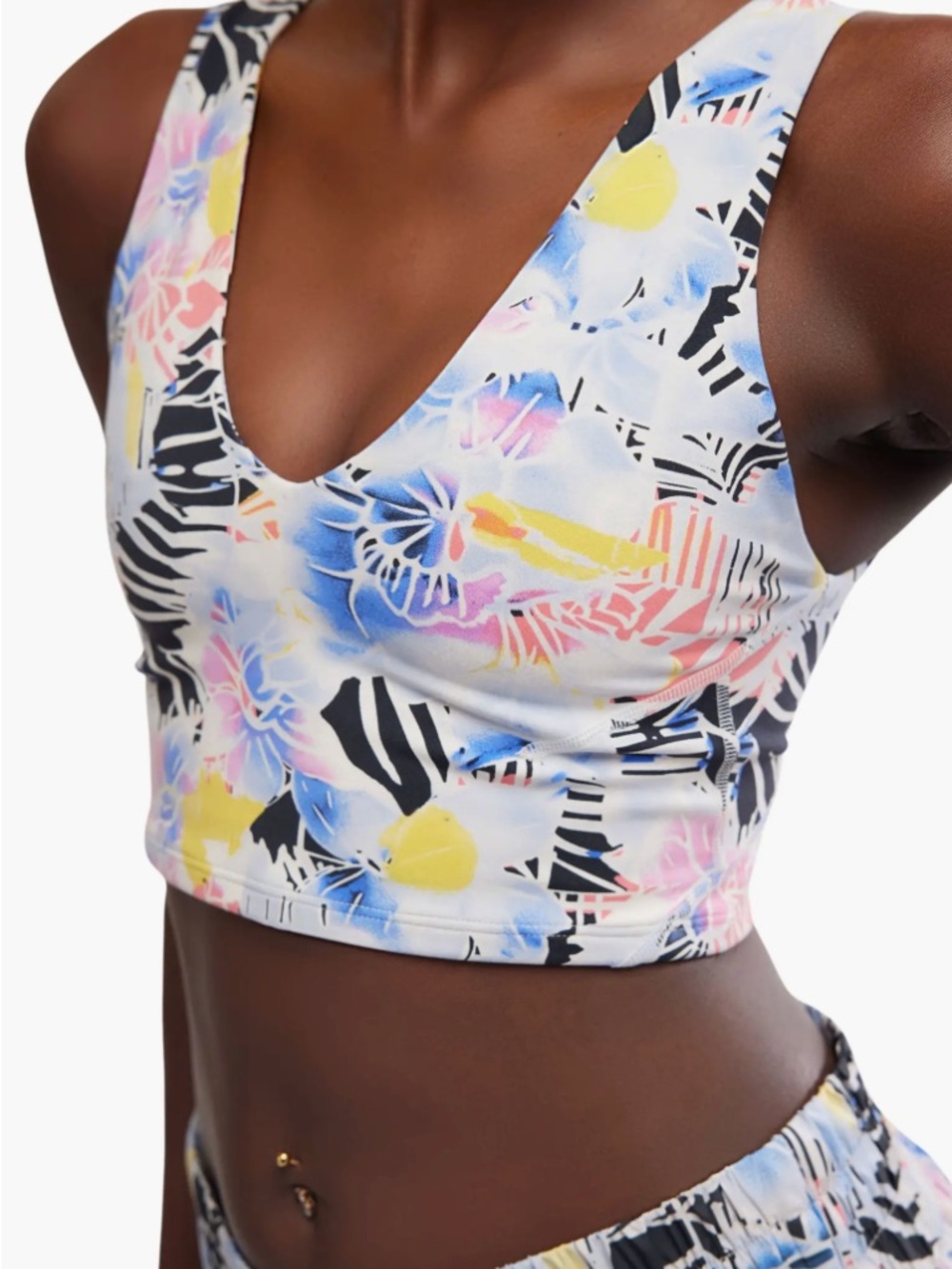 FP Movement Printed Never Better Crop - Mystic Floral Combo - Picture 4 of 10